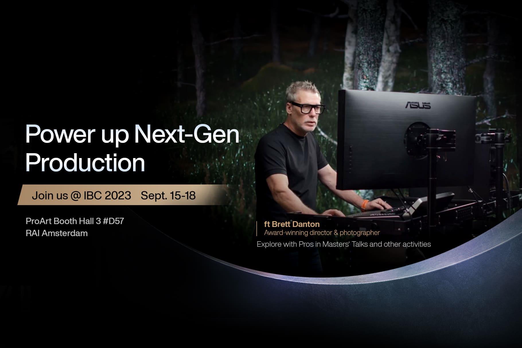 ASUS ProArt Powers Up Next-Gen Production at IBC 2023
